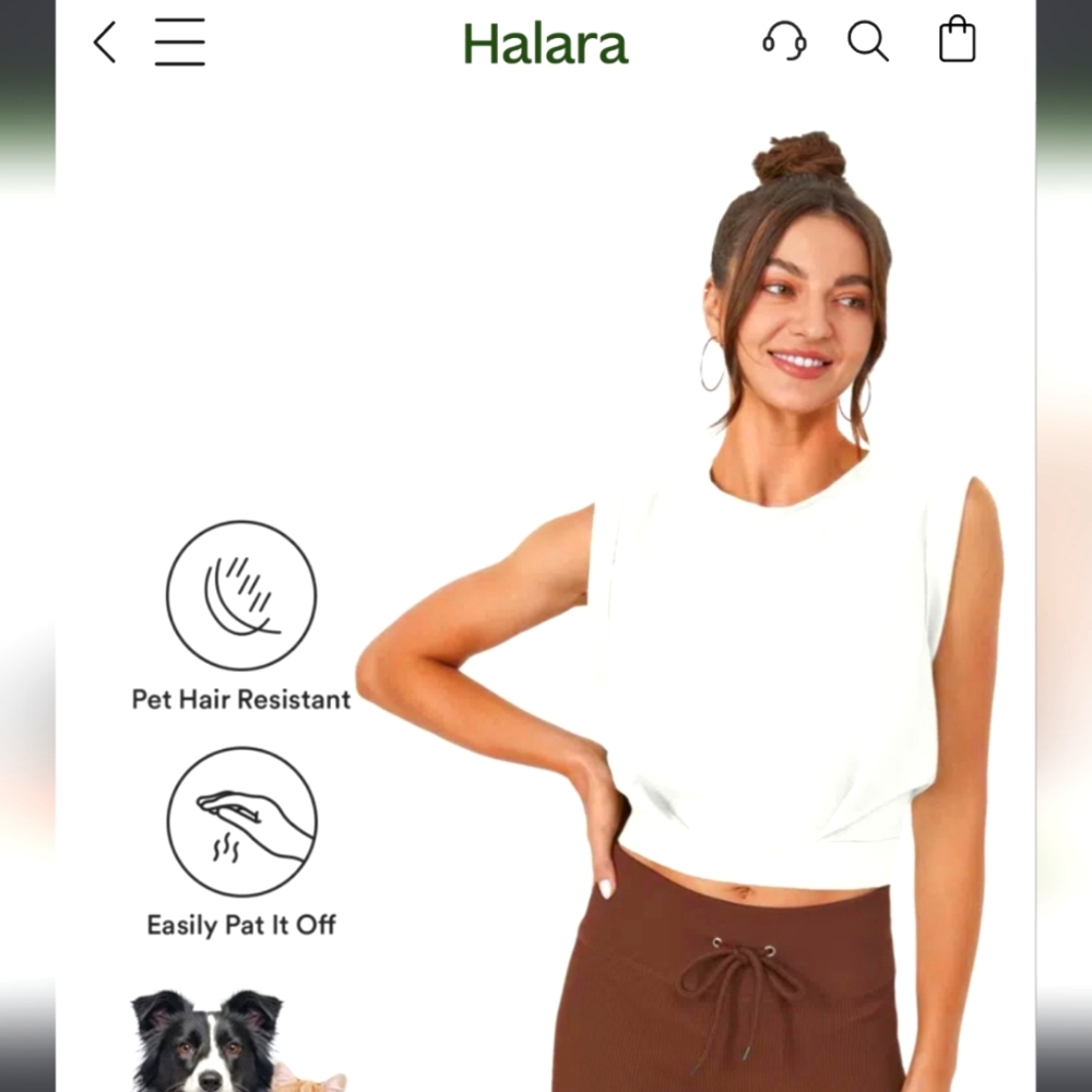 Halara Cropped Tank Top